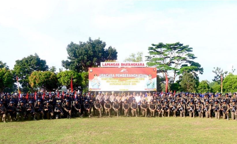 100 Anggota Brimob Polda Kepri Diberangkatkan ke Papua, Ada Apa?