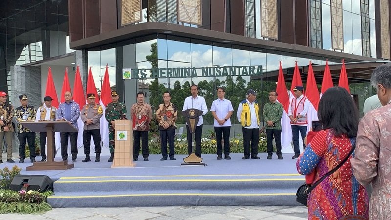 Jokowi Resmikan RS Hermina Nusantara di IKN, Dibangun dalam Waktu 10 Bulan