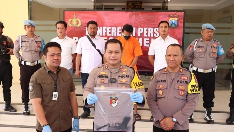 Pria Sumenep yang Todong Pistol ke Sopir Ambulans Ditangkap, Ini Motifnya