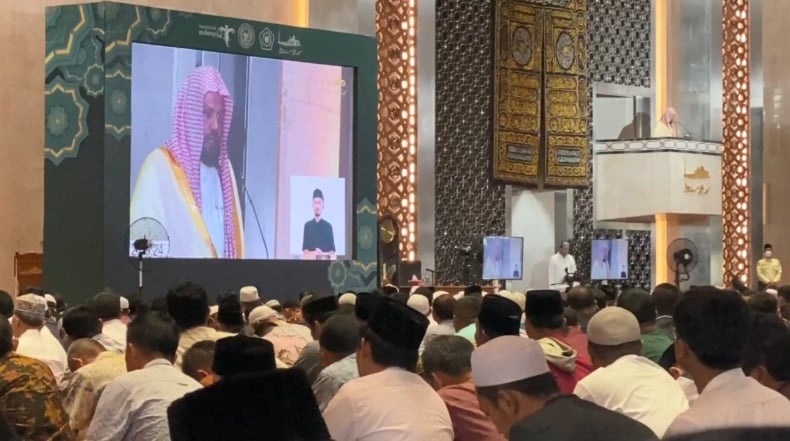 Khotbah Imam Besar Masjid Nabawi di Istiqlal, Kagum dengan Kebesaran Islam di RI