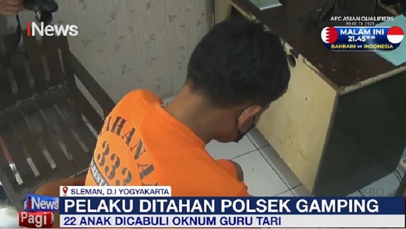 Seks Menyimpang Guru Tari di Sleman, Cabuli 22 Anak Sesama Jenis