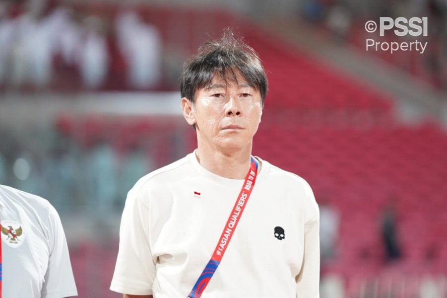 Komentar Shin Tae-yong usai Timnas Indonesia Ditahan Bahrain, Murka dengan Wasit! 