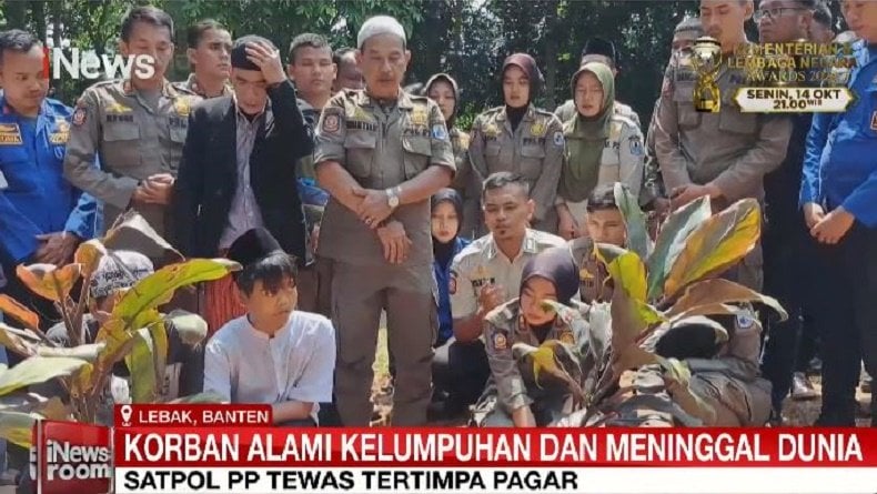 Pilu! Satpol PP Lebak Tewas Tertimpa Pagar saat Jaga Demo Rusuh, Tinggalkan 4 Anak