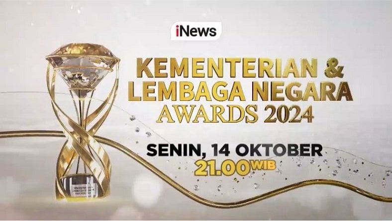 Jangan Lewatkan! Kementerian & Lembaga Negara Awards 2024 Besok Malam Live di iNews