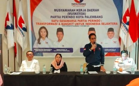 Gelar Muskerda, Kader Perindo Diminta Aktif Menangkan Hermen Deru-Cik Ujang di Pilkada Sumsel 2024