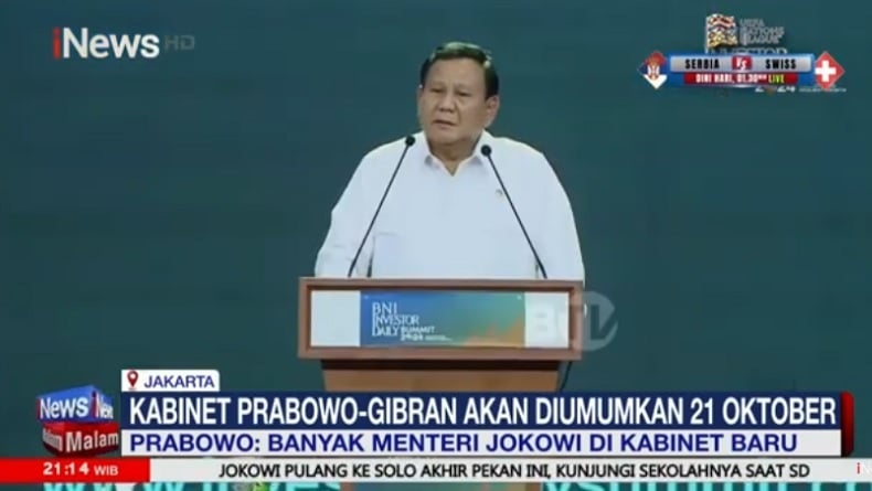 Bocoran Menteri dari Prabowo, Sebagian dari Kabinet Presiden Jokowi