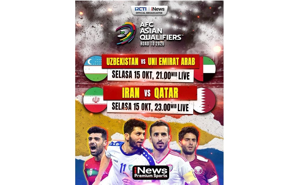 Kualifikasi Piala Dunia 2026 Zona Asia: Uzbekistan Vs UEA, Iran Bentrok Qatar Live iNews