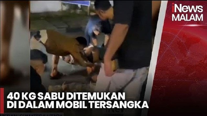 Dramatis! Polisi Kejar-kejaran Tangkap 4 Bandar Narkoba di Medan, Sita Sabu 40 Kg