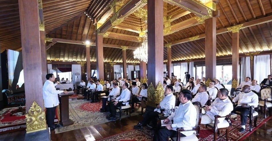 Momen Prabowo Beri Pembekalan Calon Menteri, Ada Sri Mulyani hingga Budi Gunawan