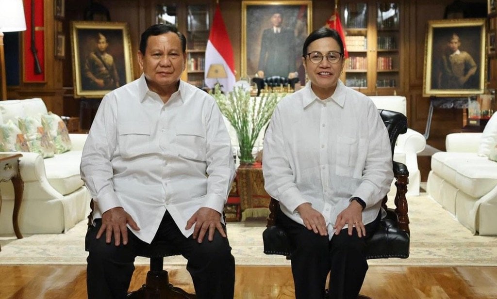 Ucapkan Selamat Ulang Tahun untuk Prabowo, Sri Mulyani Bagikan Potret Foto Bareng