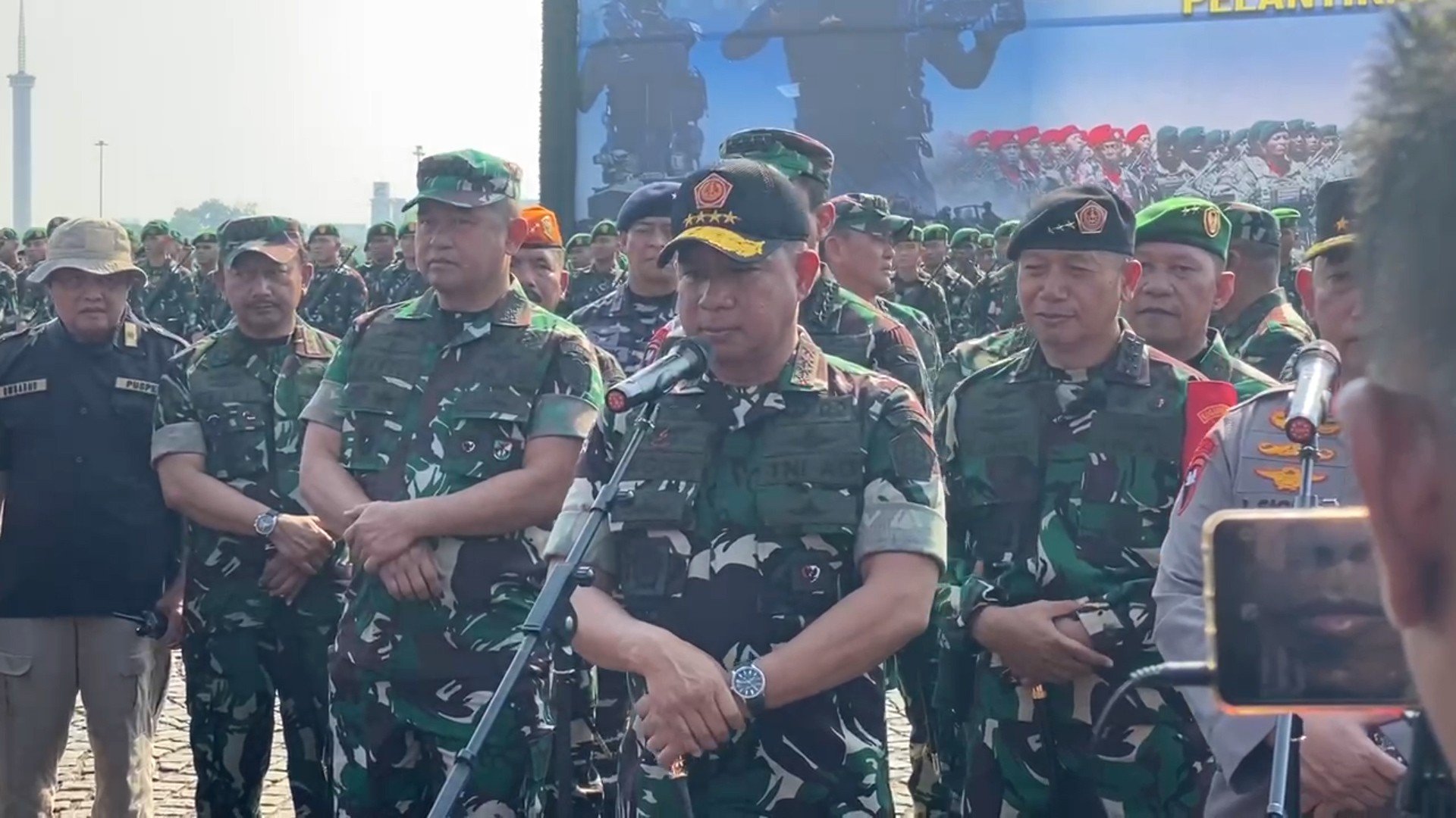 TNI Kerahkan 100 Ribu Prajurit Amankan Pelantikan Presiden