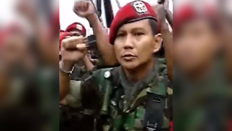 Kopassus Unggah Momen Lawas Prabowo Bersama Prajurit, Teriakan Komando Menggema