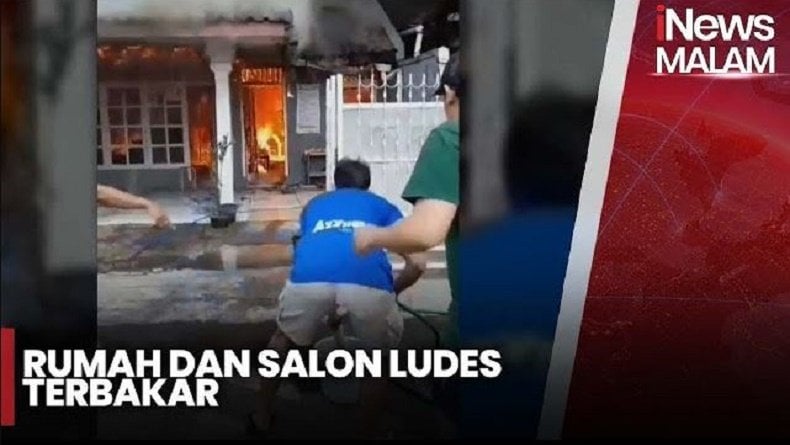 Kebakaran Rumah dan Salon di Tangerang Selatan, Diduga akibat Korsleting Listrik