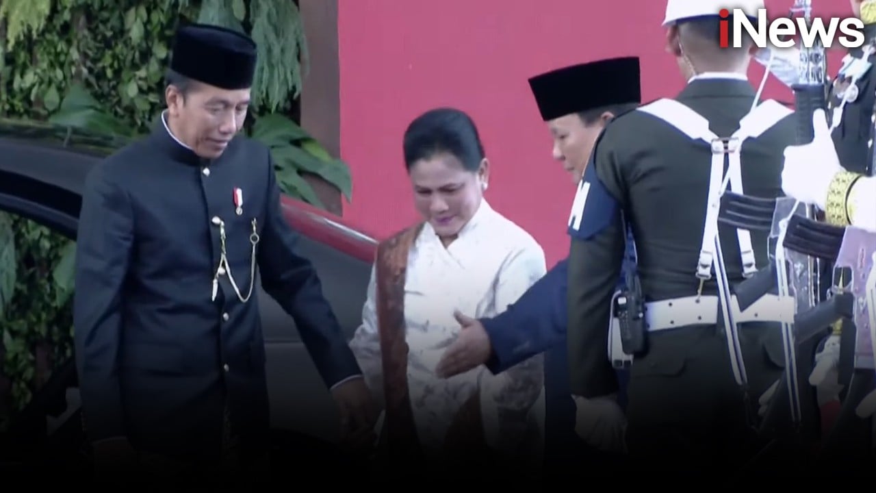  Jokowi Tiba di Gedung MPR Hadiri Pelantikan Prabowo-Gibran