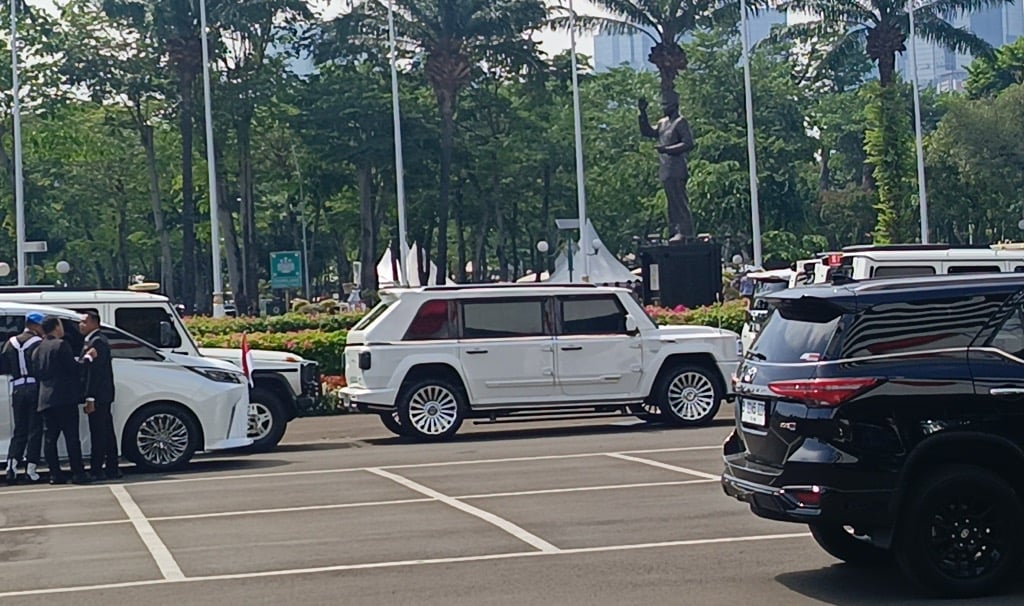 Prabowo bakal Naik Mobil Buatan Pindad ke Istana, Ini Potretnya