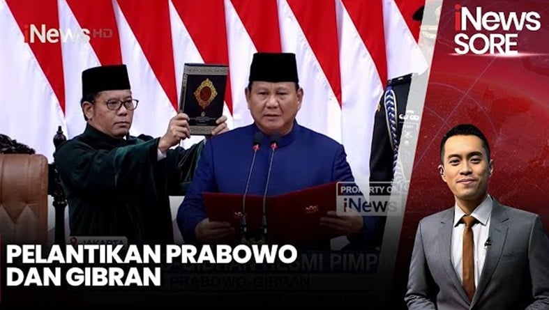 Momen Prabowo-Gibran Dilantik Jadi Presiden dan Wapres, Resmi Pimpin Indonesia