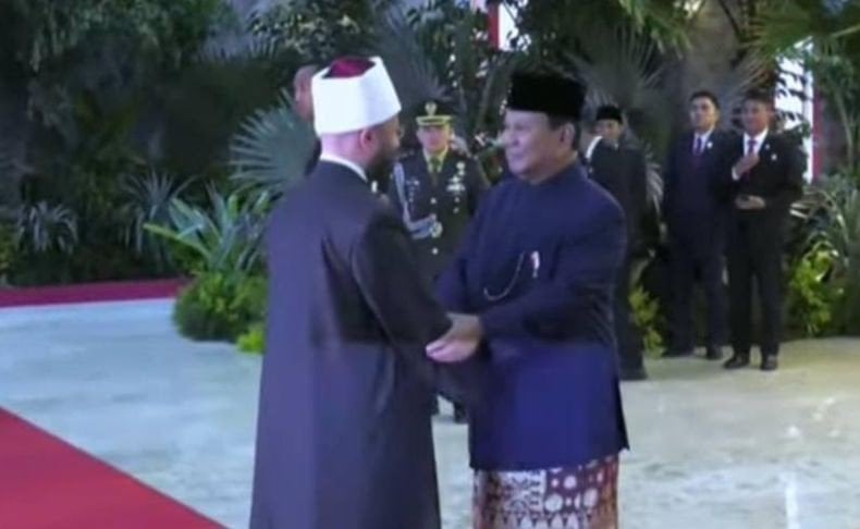 Prabowo Subianto Sambut Langsung Tamu Negara di Gedung Nusantara