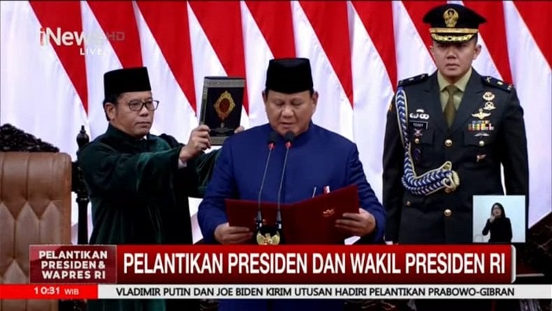 Sah! Prabowo-Gibran Presiden dan Wapres RI 2024-2029