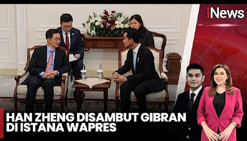 Gibran Jamu Wapres China Han Zheng dengan Makanan Khas Nusantara