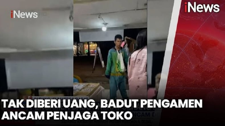 Pengamen Badut di Padang Ngamuk karena Tak Diberi Uang, Ancam Penjaga Toko dengan Pisau