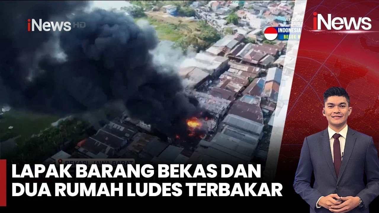 Lapak Barang Bekas Ludes Terbakar, Kerugian Mencapai Miliaran Rupiah