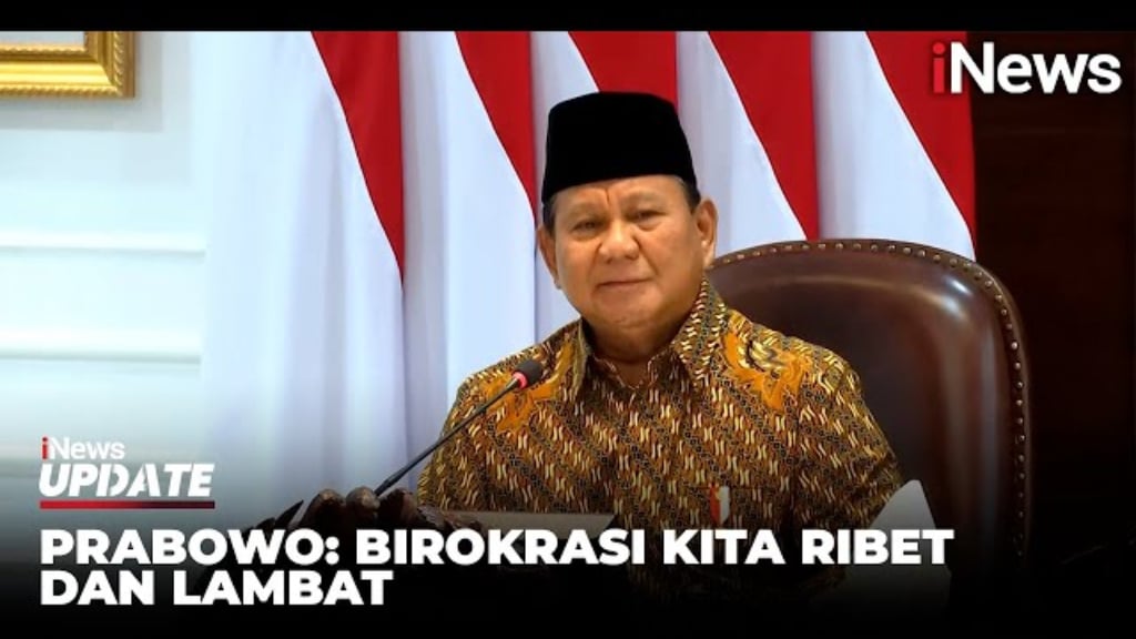 Presiden Prabowo Nilai Birokrasi di Indonesia Ribet