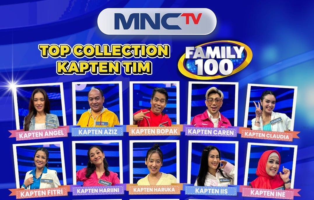 Semakin Heboh Bertabur Bintang, Iis Dahlia, Vega, Nunung, dan Abdul Jadi Kapten Tim Family 100 di MNCTV