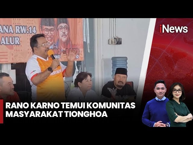 Rano Karno Temui Komunitas Tionghoa di Cengkareng, Janji Perbaiki Puskesmas Rusak