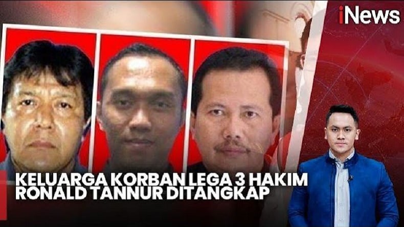 Keluarga Dini Sera Lega 3 Hakim yang Vonis Bebas Ronald Tannur Ditangkap, tapi...