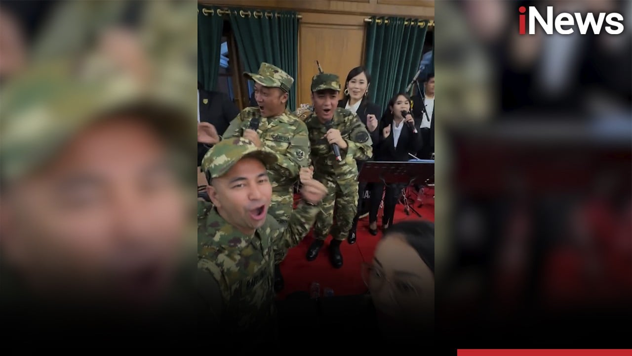 Momen Menteri Kabinet Prabowo Dangdutan Seusai Makan Malam di Akmil