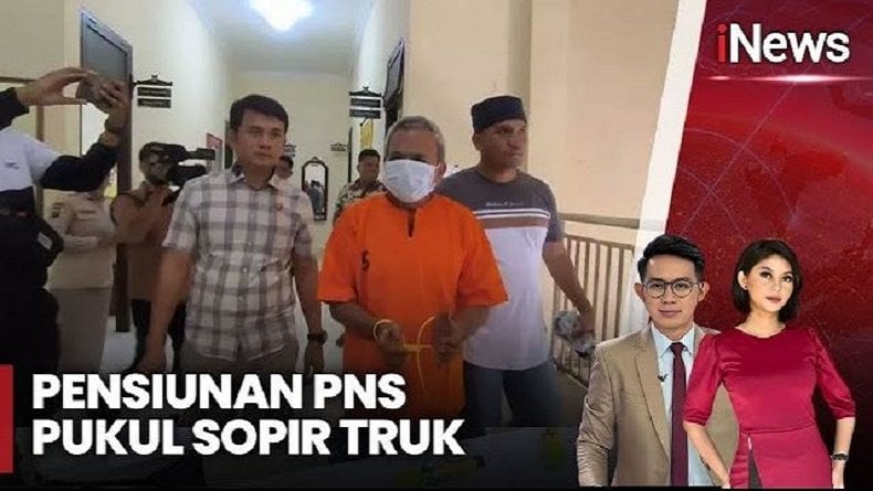 Pensiunan PNS Ngamuk Mobilnya Disalip, Langsung Pukul Sopir Truk dengan Sangkur