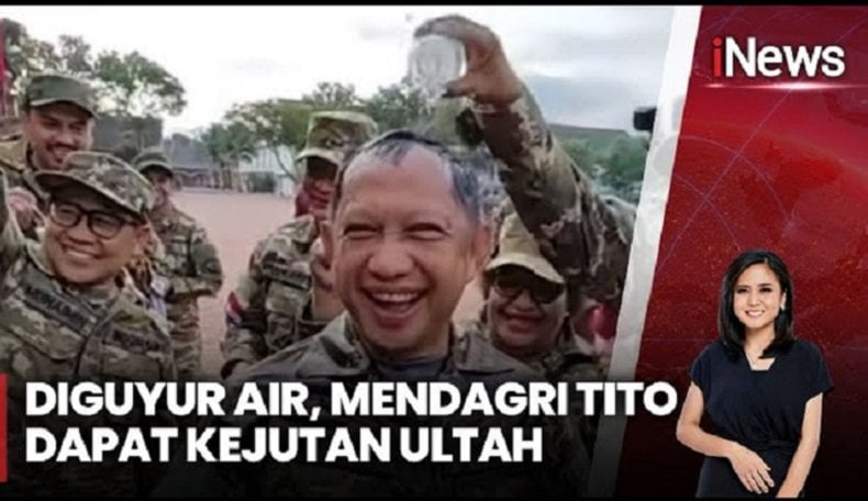 Momen Mendagri Tito Karnavian Dapat Kejutan Ultah di Akmil Magelang