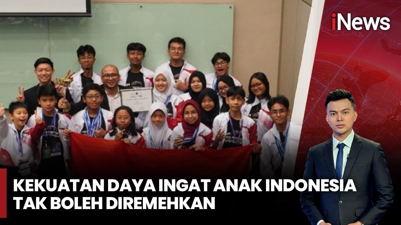 Indonesia Juara Umum Ke-2 Kompetisi Daya Ingat Internasional