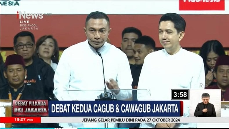 Debat Kedua Pilgub Jakarta, Dharma-Kun: Kita Berikan Internet Gratis di Setiap Rumah