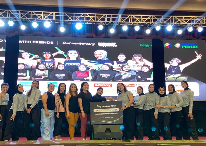 Hanny&Friends, MNC Land dan MNC Peduli Gelar CSR Melalui Pound Fit