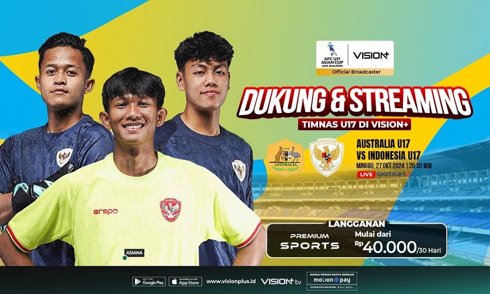 Link Live Streaming Timnas Indonesia U-17 Vs Australia di Kualifikasi Piala Asia U-17 2025