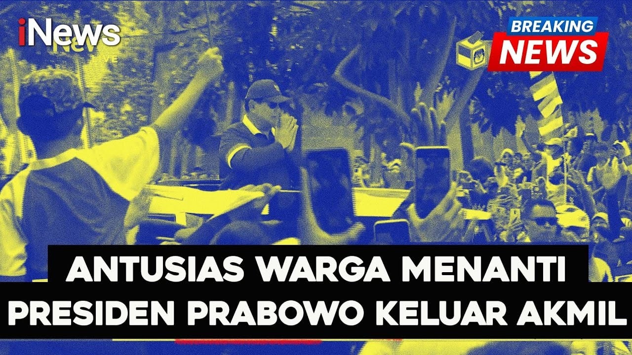 Warga Antusias Berpamitan dengan Prabowo usai Retreat Kabinet Merah Putih di Akmil Magelang