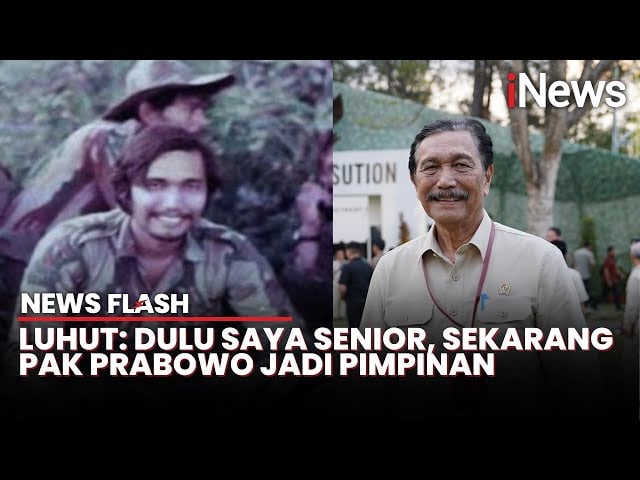 Luhut Kenang Momen di Lembah Tidar: Dulu Saya Senior, Sekarang Pak Prabowo Pimpinan