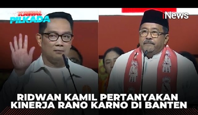 Panas, Ridwan Kamil dan Rano Karno Saling Sindir soal Indeks Pembangunan Manusia di Banten