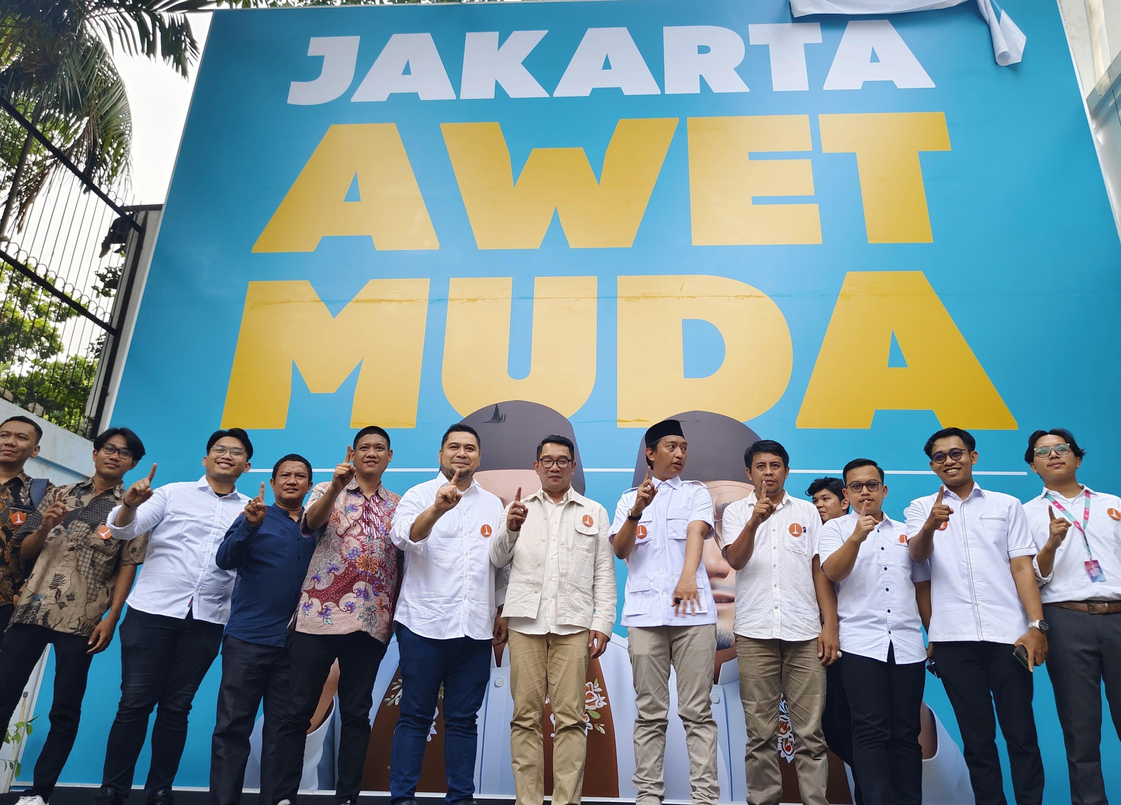 Relawan Jakarta Awet Muda Dukung Ridwan Kamil Di Pilgub Jakarta