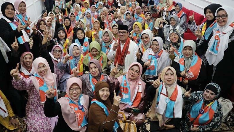 Forum Ustazah se-Jakarta Deklarasi Dukung Ridwan Kamil-Suswono