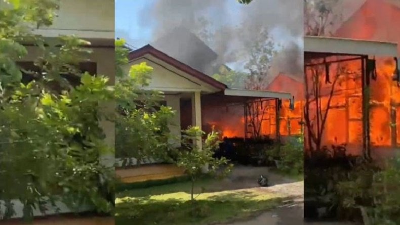 Istri Diduga Bakar Suami saat Tidur di Alor NTT, 3 Rumah Ikut Ludes Dilahap Api