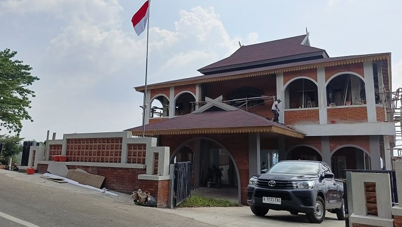 Pemkab Bogor Bangun Pos Pengamanan di Dekat Rumah Prabowo, Ini Penampakannya