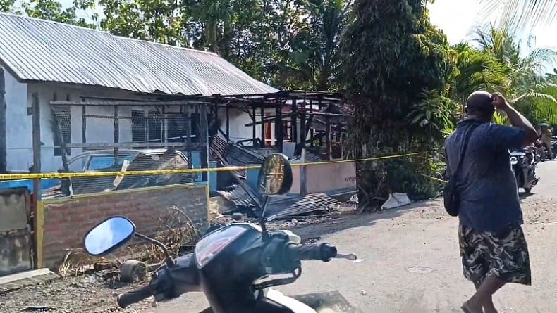 Kronologi Istri Bakar Suami hingga 3 Rumah Hangus di Alor NTT, Disiram Bensin saat Tidur