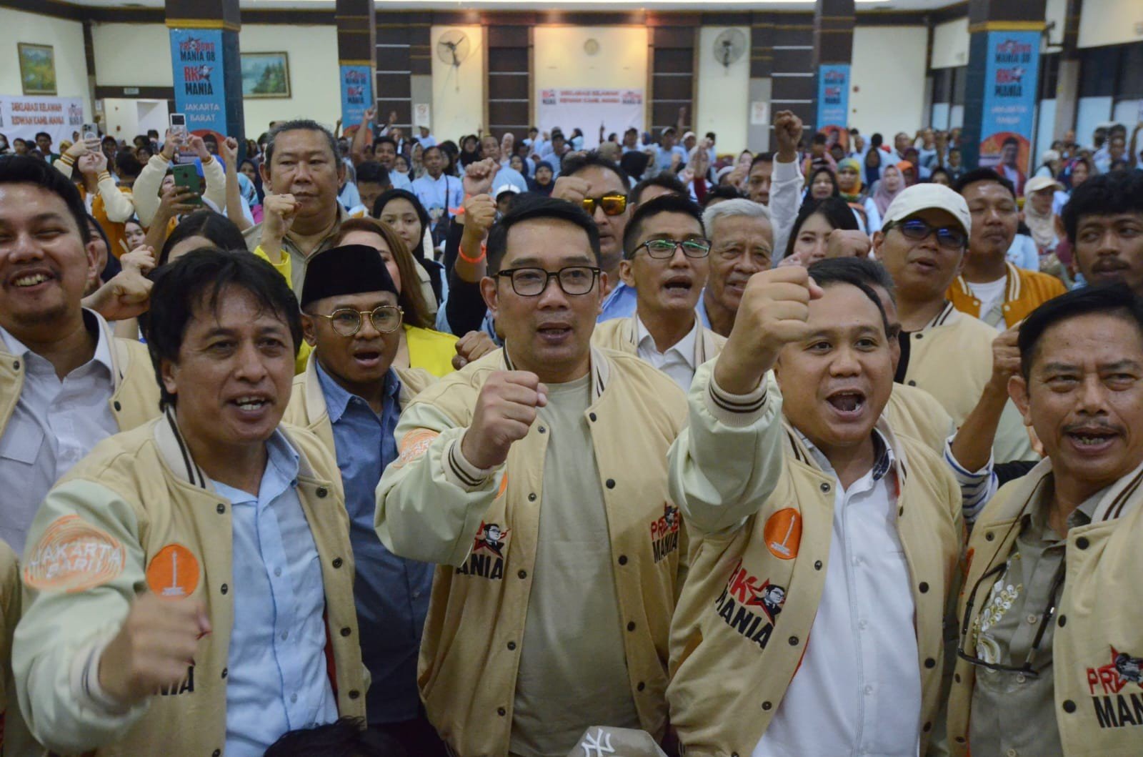 Relawan Prabowo 08 Mania Deklarasi Dukungan kepada Ridwan Kamil-Suswono