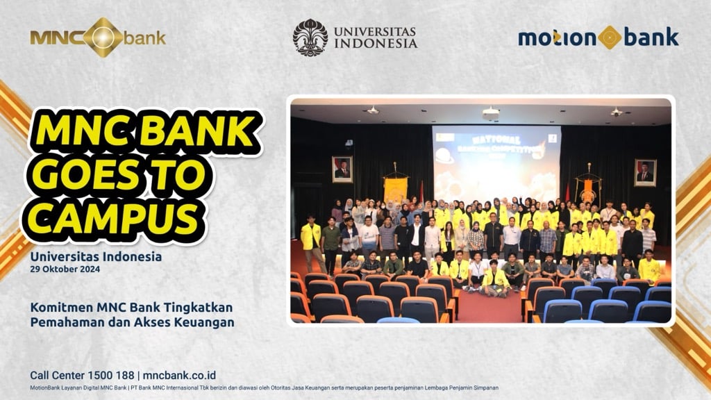 MNC Bank Libatkan Ratusan Mahasiswa di Berbagai Perguruan Tinggi dalam Goes to Campus Usai