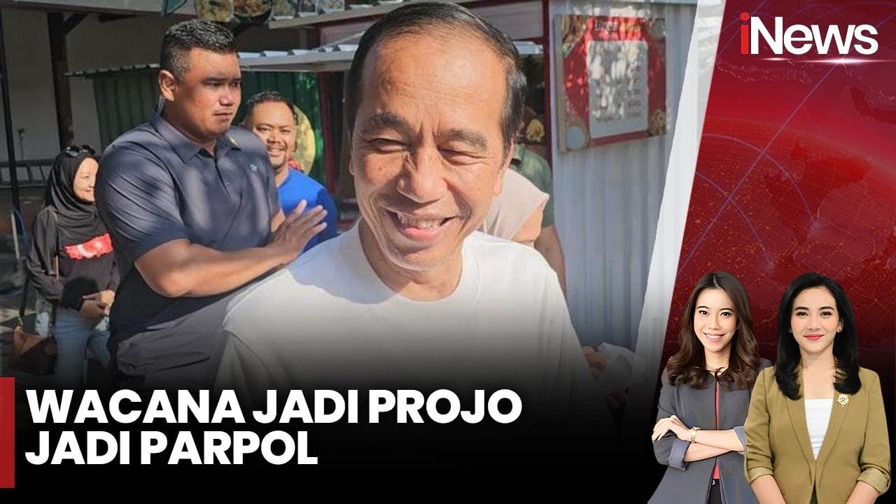 Soal Wacana Projo Jadi Partai Politik, Jokowi Bilang Begini