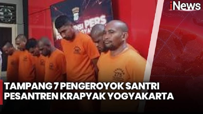 7 Pengeroyok dan Penusuk Santri Ditangkap di Tempat Berbeda