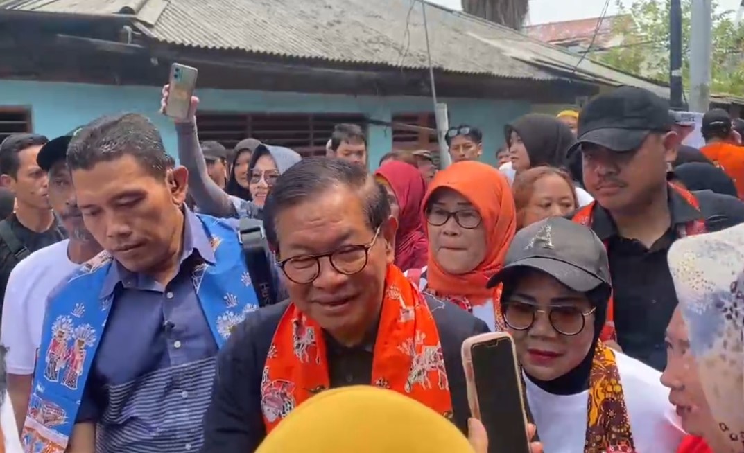 Pramono Anung Hadiri Deklarasi Relawan Sedulur di Utan Kayu Selatan, Disambut Reog Ponorogo