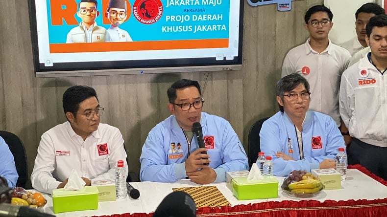 Ridwan Kamil ingin Bertemu Jokowi usai Didukung Projo di Pilgub Jakarta